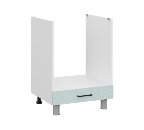 Грейвуд Стол под духовку 60х82,4 см, белый/деним голубой