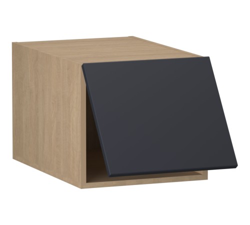 Женева Шкаф антресольный глубокий 1 дверь 60 см, дуб палермо/серый камень