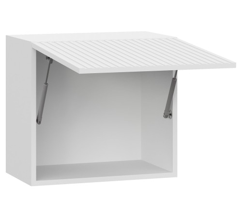 Стайл Навесной шкаф антресольный 1 дв 50х45,6 см, белый/бланж