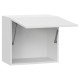 Стайл Навесной шкаф антресольный 1 дв 50х45,6 см, белый/бланж