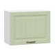 Прованс Шкаф навесной антресольный 1 дв 60х45,6 см, белый/фисташковый структурный