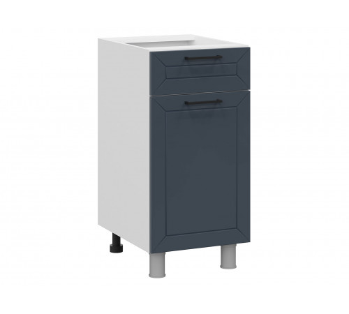 Вектор Стол 1 дв 1 ящ 40х82,4 см, белый/океания