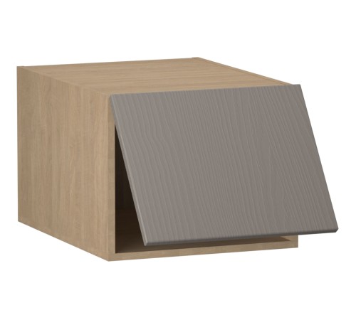 Женева Шкаф антресольный глубокий 1 дверь 45 см, дуб палермо/серый камень