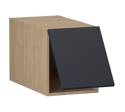 Женева Шкаф антресольный глубокий 1 дверь 60 см, дуб палермо/серый камень