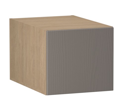 Женева Шкаф антресольный глубокий 1 дверь 40 см, дуб палермо/серый камень