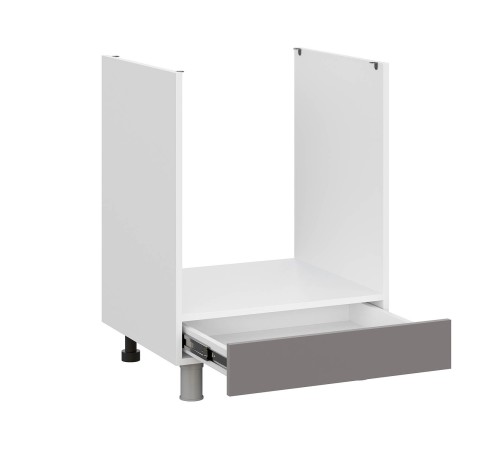 Модерн Стол под духовку 60х82,4 см, белый/грей