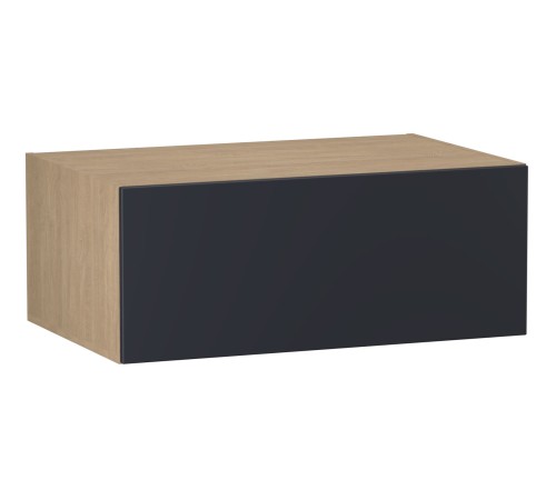 Женева Шкаф антресольный глубокий 1 дверь 60 см, дуб палермо/серый камень