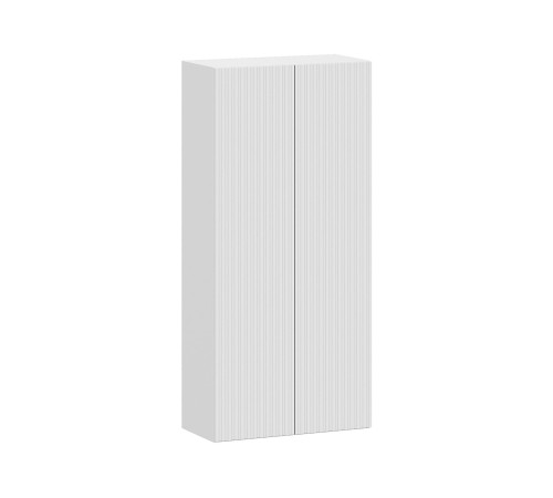 Стайл Пенал навесной 2 дв 60х129х29,6 см, белый/бланж