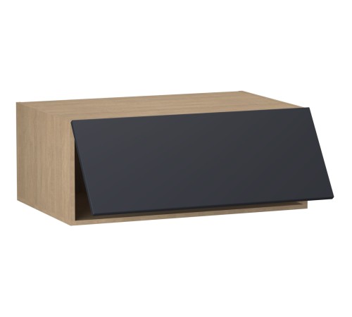 Женева Шкаф антресольный глубокий 1 дверь 60 см, дуб палермо/серый камень