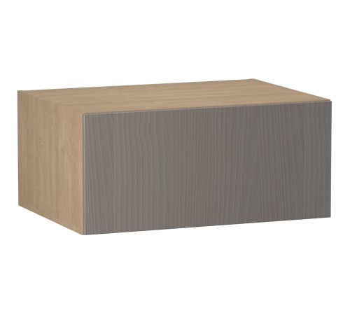 Женева Шкаф антресольный глубокий 1 дверь 60 см, дуб палермо/серый камень