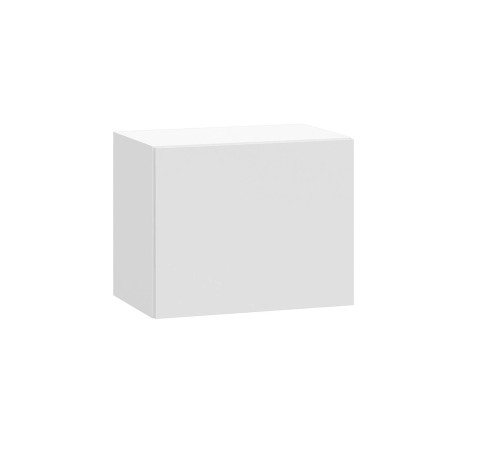 Модерн Шкаф антресольный 1 дв 45х36 см, белый/бланж