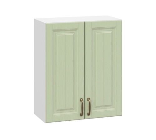 Прованс Шкаф навесной 1 дв 30х72 см, белый/белый текстурный