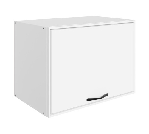 Монако Шкаф навесной антресольный 1 дв 50х36 см, белый/милк матовый