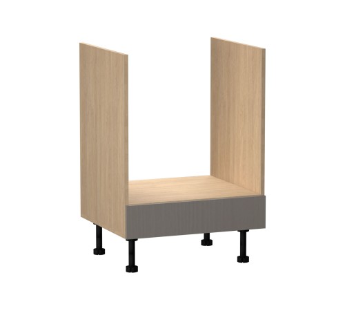 Женева Стол под духовой шкаф 60 см, дуб палермо/серый камень