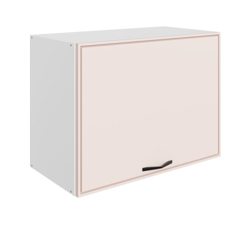 Монако Шкаф навесной антресольный 1 дв 60х45 см, белый/айвори матовый