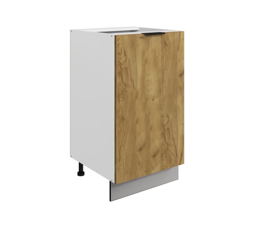 Стоун Стол 1 дв 45х82 см, белый/акация светлая