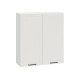 Вектор Шкаф 1 дв 30х91,2 см, белый/базальт