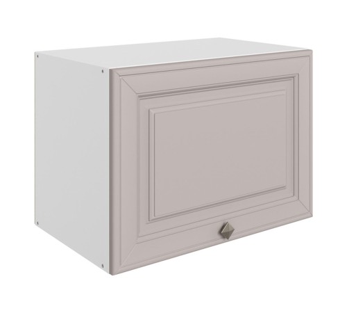 Мишель Шкаф навесной антресольный 1 дв 50х36 см, белый/кофейный