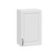 Прованс Шкаф навесной 1 дв 30х72 см, белый/белый текстурный