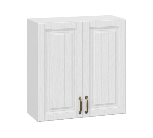 Прованс Шкаф навесной 1 дв 30х72 см, белый/белый текстурный