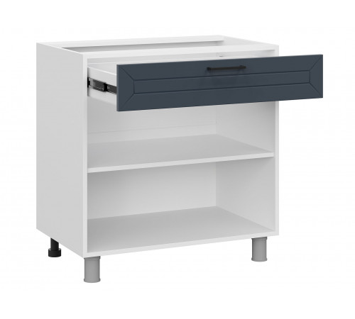 Вектор Стол 2 дв 1 ящ 80х82,4 см, белый/океания