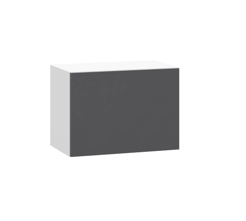 Модерн Шкаф антресольный 1 дв 50х36 см, белый/графит