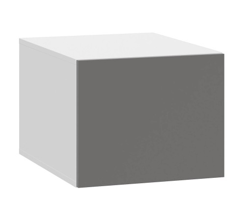Модерн Шкаф глубокий 1 дв 45х36х56,2 см, белый/грей