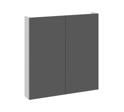 Модус Стол под стиральную машину 2 дв 70х82,4 см, белый/графит серый