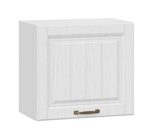 Прованс Шкаф навесной антресольный 1 дв 50х45,6 см, белый/белый текстурный