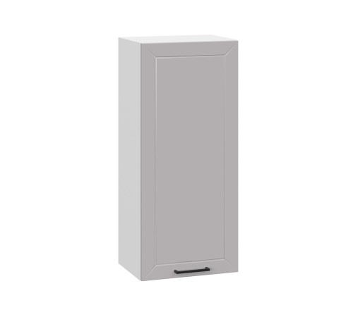 Вектор Шкаф 1 дв 30х91,2 см, белый/базальт
