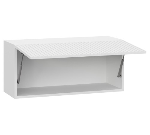 Стайл Навесной шкаф антресольный 1 дв 80х36 см, белый/бланж Стайл Навесной шкаф антресольный 1 дв 80х36 см, белый/бланж