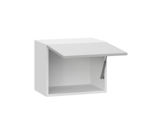 Модерн Шкаф антресольный 1 дв 45х36 см, белый/бланж