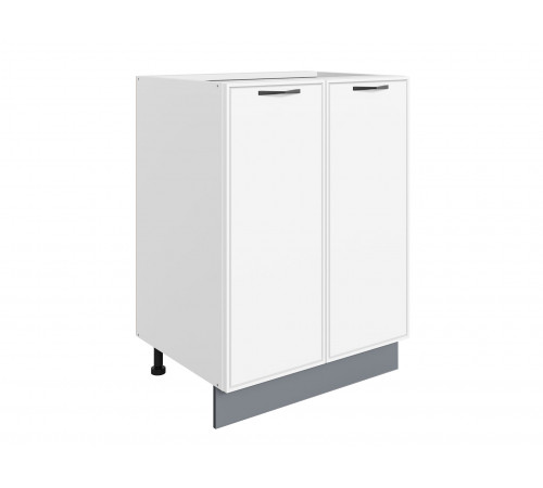 Монако Стол 2 дв 60х82 см, белый/милк матовый