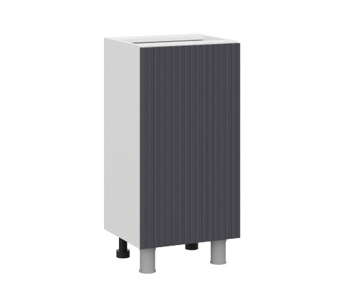 Стайл Стол (400) 1 дв 40х82,4 см, белый/графит