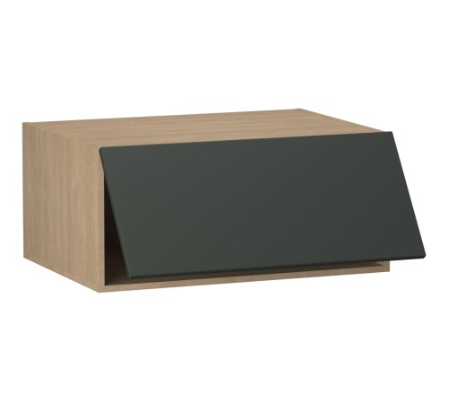 Женева Шкаф антресольный глубокий 1 дверь 60 см, дуб палермо/серый камень