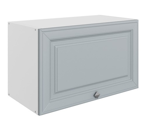 Мишель Шкаф навесной антресольный 1 дв 60х36 см, белый/сизый