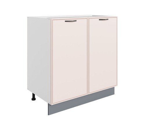 Монако Стол 2 дв 80х82 см, белый/айвори матовый