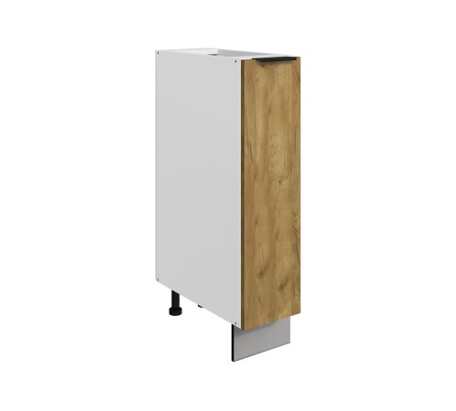 Стоун Стол 1 дв 20х82 см, белый/акация светлая