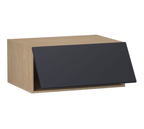 Женева Шкаф антресольный глубокий 1 дверь 60 см, дуб палермо/серый камень