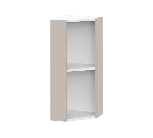 Модерн Шкаф торцевой 1 дв 30х72 см, белый/меланж