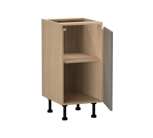 Женева Стол 1 дверь 40 см, дуб палермо/серый камень