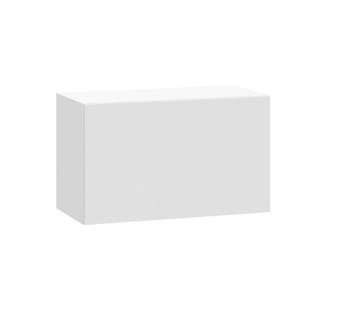 Модерн Шкаф антресольный 1 дв 60х36 см, белый/бланж