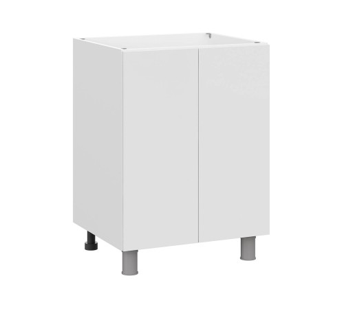 Модерн Стол под мойку 2 дв 60х82,4 см, белый/бланж