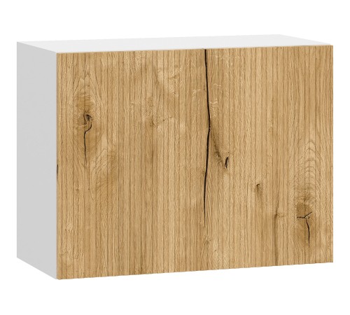 Стайл Навесной шкаф антресольный 1 дв 60х45,6 см, белый/дуб торонто