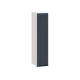 Вектор Шкаф 1 дв 30х91,2 см, белый/базальт