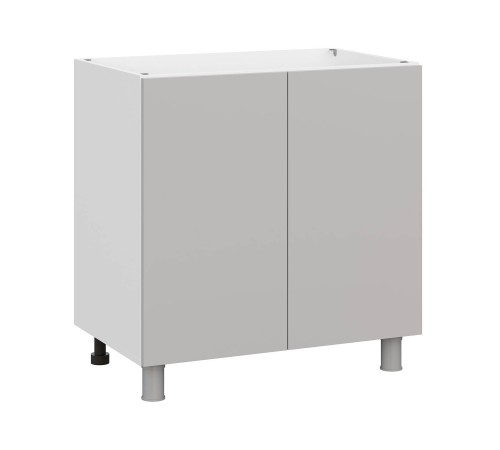 Модерн Стол под мойку 2 дв 80х82,4 см, белый/нео