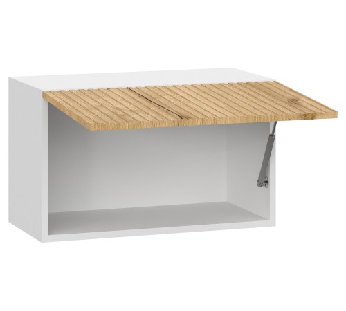 Стайл Навесной шкаф антресольный 1 дв 60х36 см, белый/дуб торонто Стайл Навесной шкаф антресольный 1 дв 60х36 см, белый/дуб торонто