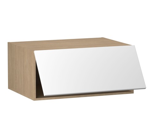 Женева Шкаф антресольный глубокий 1 дверь 60 см, дуб палермо/серый камень