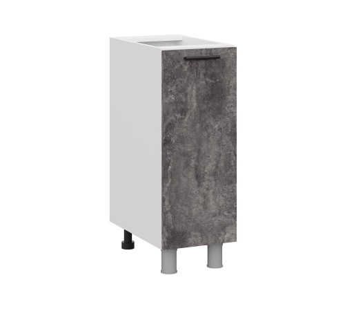 Модус Стол 1 дв 30х82,4 см, белый/цемент темный