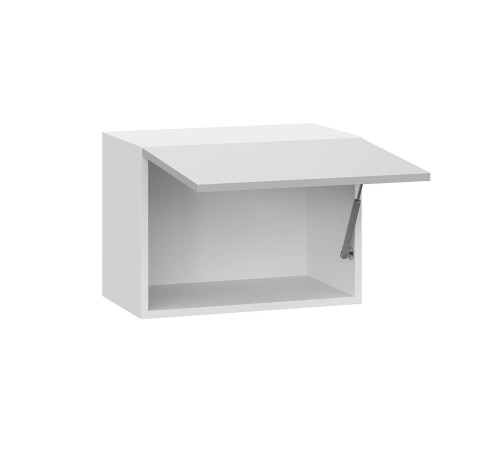 Модерн Шкаф антресольный 1 дв 50х36 см, белый/бланж